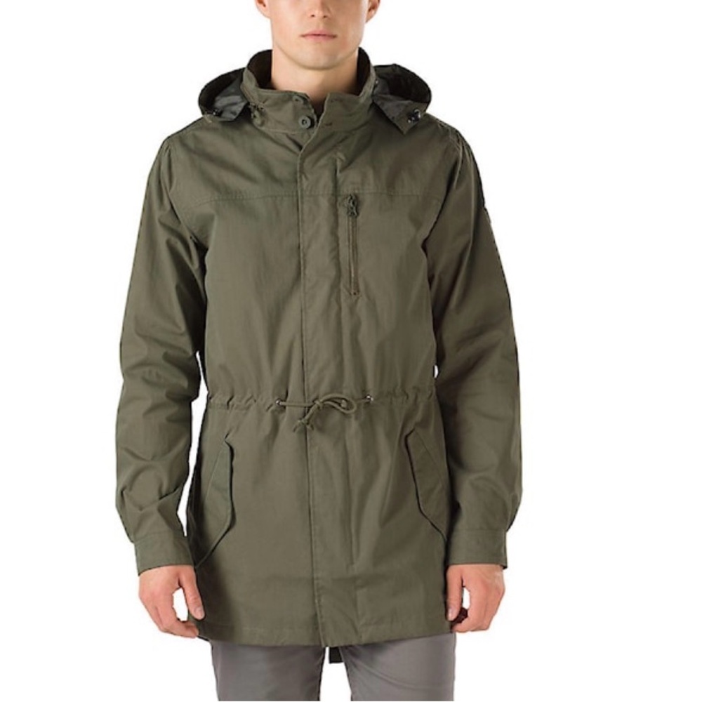 Vans Men's Military Green Lomax M-51 Fishtail Jacket Medium